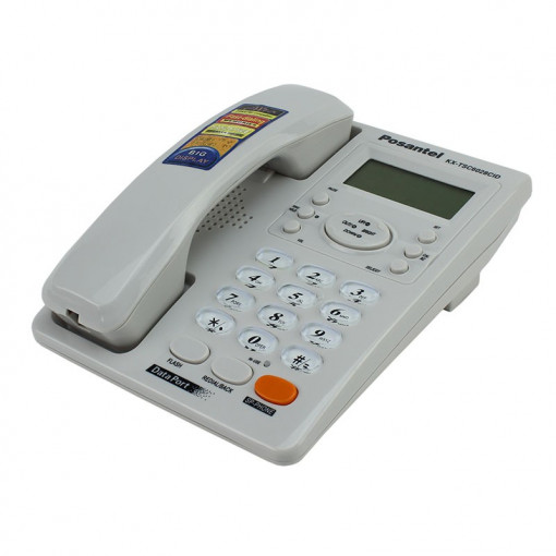 Telefon fix cu fir, analogic, lcd, handsfree, id apelant, calculator, posantel