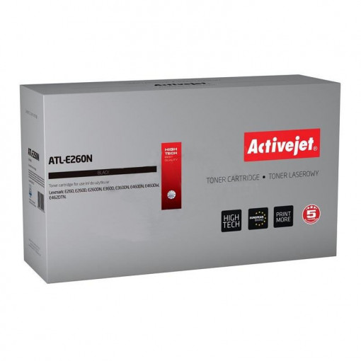 Toner compatibil e260a11e pentru lexmark, black, premium activejet, garantie 5 ani