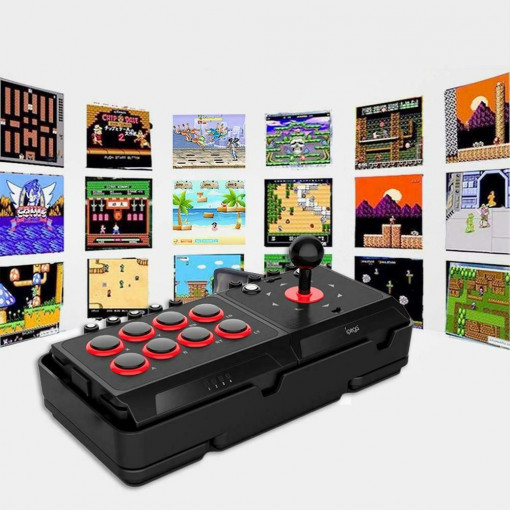 Gamepad profesional usb, joystick p4/n-switch/android/pc/p3, turbo macro, ipega