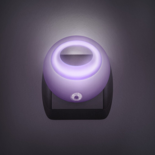 Lampa de veghe cu LED si senzor de lumina- violet