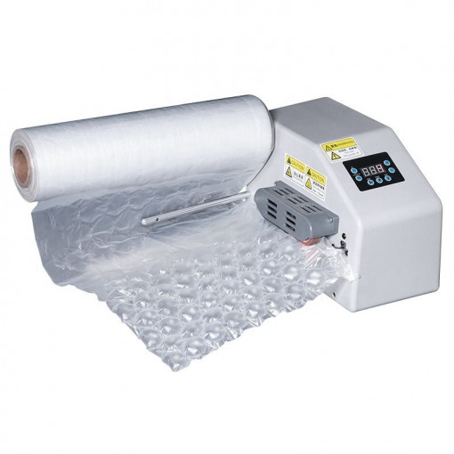 Masina productie folie bule de aer, putere 160w, 14 m/minut, viteza si volum de aer reglabile