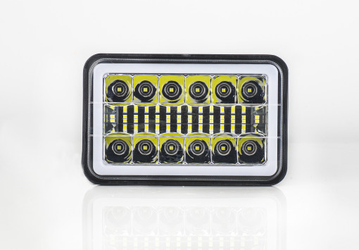 Proiector LED SPT-5inch-31 54W cu angel eyes 12-24V.