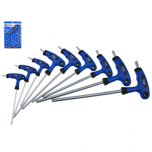 SET 9BUC SURUBELNITE T TORX T25 - T50 GEKO
