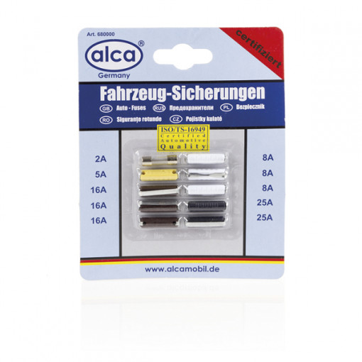 SET SIGURANTE FUZIBILE CILINDRICE SET 10 BUC