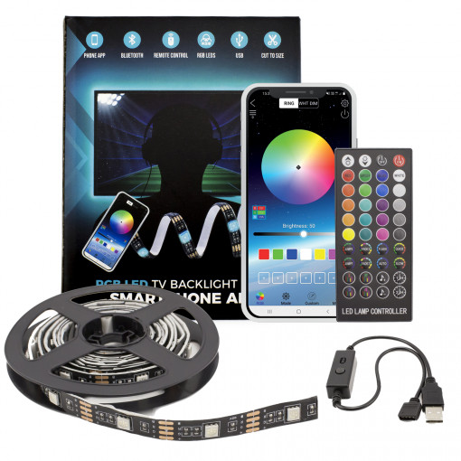 Bandă LED SMART - pentru iluminare fundal TV, 50”-65” - SunShine