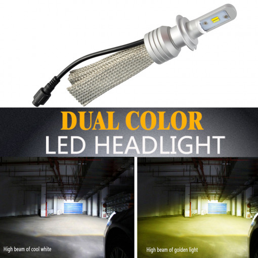 Bec LED L11 culoare duala HB4 - 9006