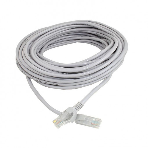 Cablu internet, retea lan, rj45 40mm, lungime 15 metri, flexibil