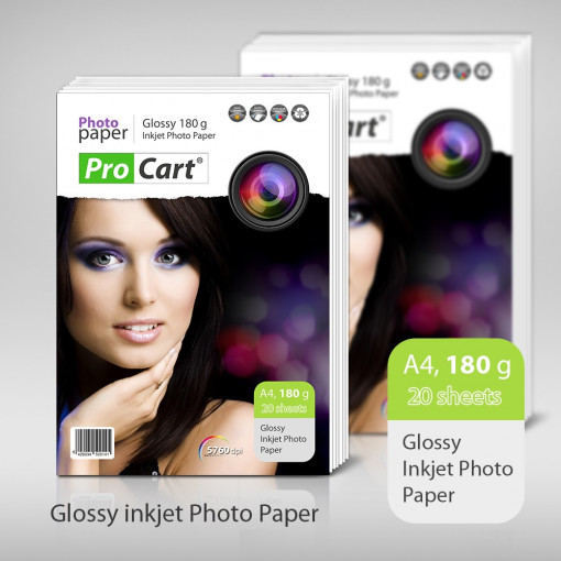 Hartie foto a4 high glossy 180gr