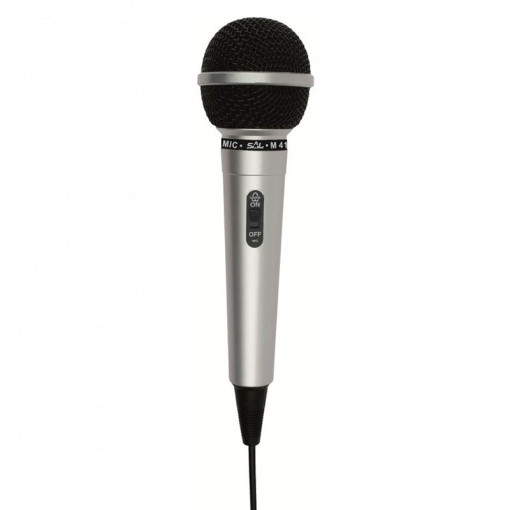Microfon de mana, dinamic, jack 6.3 mm, sal