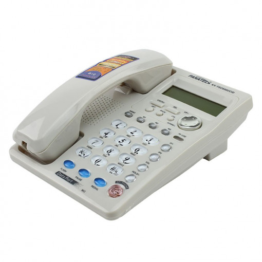 Telefon fix afisaj lcd, sistem dual fsk/dtmf, calculator incorporat, panatel
