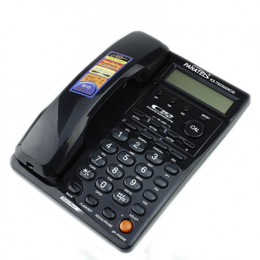Telefon fix, ecran lcd, memorie 500 numere, fsk/dtmf, calculator