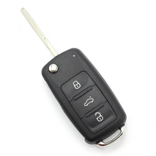 Volkswagen - Carcasă cheie tip briceag, cu 3 butoane, 2010 + (MK6) - CARGUARD