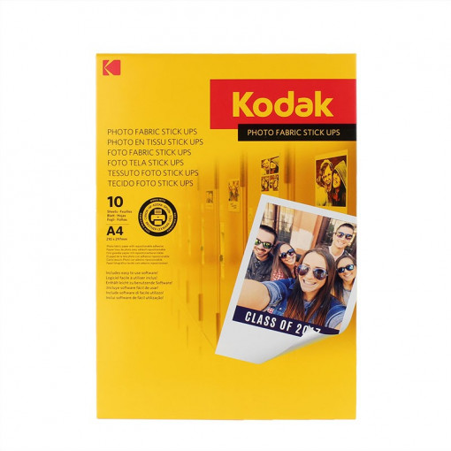 Canvas kodak, stick up reaplicabil pe suprafete plane, a4, 255g, 10 coli