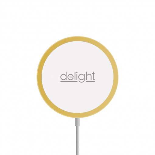 Delight - Platformă magnetică de încărcare fără fir – Type C - auriu