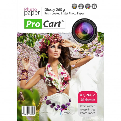 Hartie foto rc high glossy 260g format a3