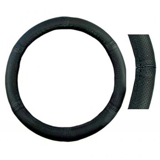 HUSA VOLAN PIELE NATURALA NEGRU 40-41 CM