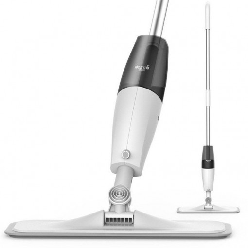Mop cu pulverizator deerma, rezervor 350 ml, rotire la 360 grade, laveta microfibra