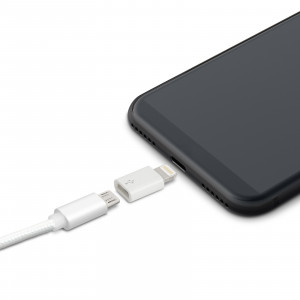 Adaptor iPhone Lightning > MicroUSB - Img 2