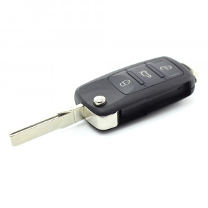 Audi A8 - Carcasă cheie tip briceag cu 3 butoane, fără buton de panică - CARGUARD - Img 2