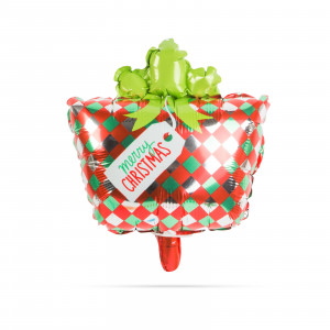 Baloane de Crăciun - cadou - aluminiu - 30 x 18 cm - Img 1