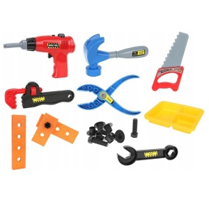 Banc de lucru pentru copii, forma autobuz, sunete, 38 accesorii multicolore - Img 10