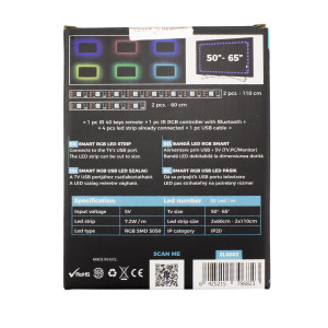 Bandă LED SMART - pentru iluminare fundal TV, 50”-65” - SunShine - Img 10