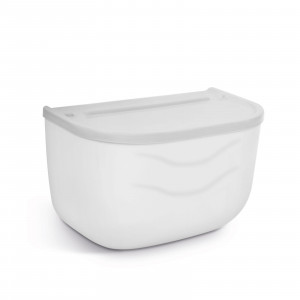 Bewello - Suport pentru hârtie igienică - alb - 210 x 135 x 135 mm - Img 1
