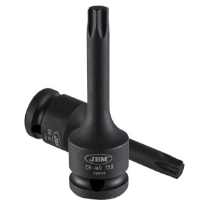 DIN TRUSA 52340 - SET 8 IMBUSURI DE IMPACT TORX LUNGI DE 1/2` -DEFECT T40 JBM - Img 6