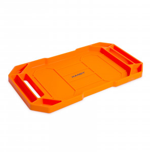 HANDY - Tavă cauciuc pentru unelte, cu compartimente şi mâner - 53 x 29,5 x 3,5 cm - Img 1