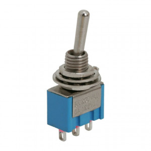 Intrerupatoare cu brat 1 circuit 3A-250V ON-OFF-ON - Img 1
