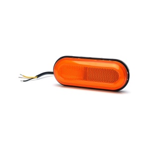 LAMPA GABARIT LED 1420 W198, 12V-24V, POZITIE PORTOCALIU CU SEMNALIZARE WAS - Img 27