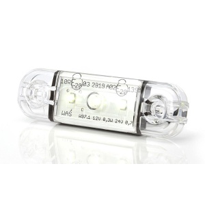 LAMPA GABARIT LED 710 W97.1, 12V-24V, POZITIE ALB WAS - Img 8