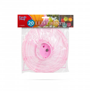 Lampion LED - Roz - 2 x AAA - Img 3