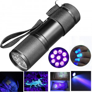Lanterna profesionala uv 365 nm 9 led-uri - Img 10