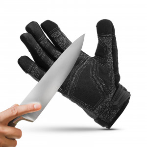 Mănuși mărimea M - rezistente la tăiere - degete utilizabile touchscreen - Img 2