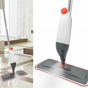 Mop cu pulverizator, capacitate rezervor 750 ml, cap curatare 180 grade, laveta microfibra detasabila, multisuprafete - Img 12