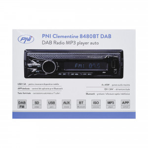 RADIO MP3 PLAYER AUTO DAB SI RDS PNI CLEMENTINE 8480BT 4X45W, 12/24V, CU SD, USB, AUX, RCA, BLUETOOTH SI USB 1.5A - Img 10