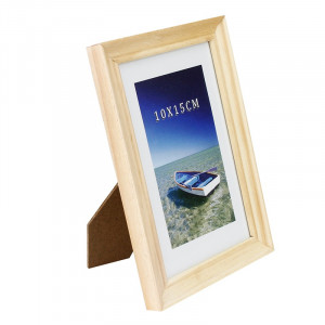 Rama foto willa format 10x15, contur lemn, pentru birou culoare natur - Img 2
