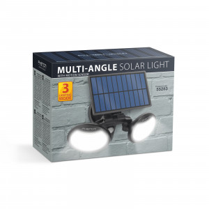 Reflector solar cu senzor de mișcare și cap rotativ - 2 LED-uri COB - Img 5