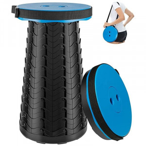 Scaun rotund pliabil, telescopic, maner pentru transport, pescuit si camping - Img 5