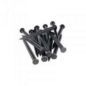 Separator gazon inaltime 4.5 cm, lungime 100 cm, 6 gauri prindere, negru - Img 19