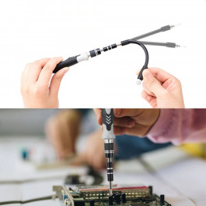 Set 115 scule de precizie, chei torx, capete interschimbabile, cutie stocare - Img 7