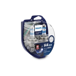 SET 2 BECURI FAR H4 60/55W 12V RACING VISION GT200 PHILIPS - Img 5