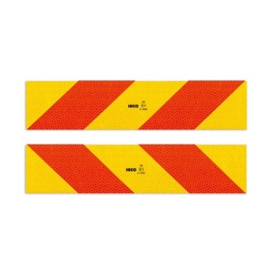 SET 2 PLACUTE REFLECTORIZANTE 565X132MM ALUMINIU RR.70.0 HICO - Img 2