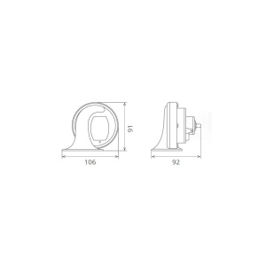 SET CLAXOANE ELECTROMAGNETICE CU RELEU 12V 6A+6A TON INALT SI JOS - Img 7