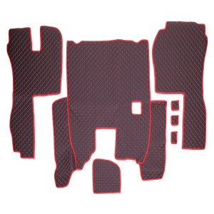 SET COVORASE PIELE ECOLOGICA TRUCK UMBRELLA PENTRU SCANIA SERIA R 2005-2016, MANUALA, NEGRU - Img 6