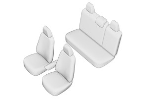 SET HUSE SCAUN DACIA SANDERO 2020- (BANCHETA FRACTIONATA) - Img 2