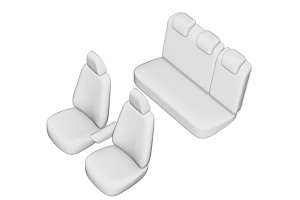 SET HUSE SCAUN FORD FOCUS 2019- (BANCHETA FRACTIONATA) - Img 2