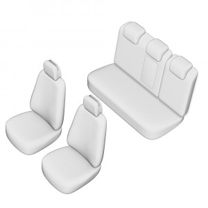 SET HUSE SCAUN HYUNDAI IX35 2010- (BANCHETA FRACTIONATA) CU TETIERE SPATE IN FORMA DE L - Img 6