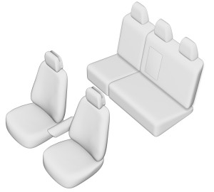 SET HUSE SCAUN VW TIGUAN 2016- (BANCHETA FRACTIONATA) - Img 2